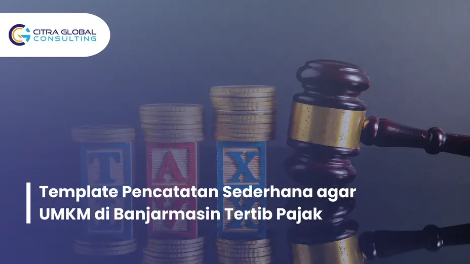 template pencatatan pajak UMKM Banjarmasin